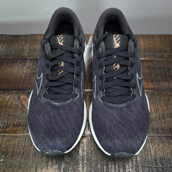 NEW Mizuno Wave Rider 26 Womens Size 6 Gym Running Shoes Black Blue - Picture 2 of 11
